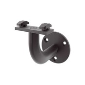 Pure Black draagbeugel trapleuning aluminium RAL 9005 Pure Black draagbeugel trapleuning aluminium RAL 9005
