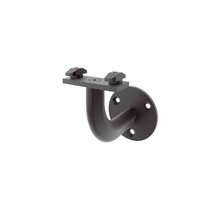 Pure Black draagbeugel trapleuning aluminium RAL 9005