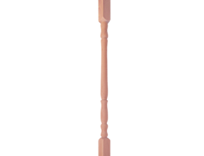 Gedraaide spijl klassiek beukenhout 92cm (BT2)