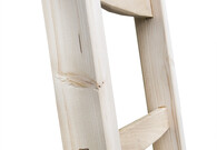 Houten bouwladder