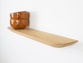 Maatwerk wandplank facet