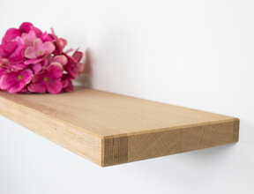 Zwevende wandplank eiken nature geolied