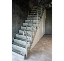 Maatwerk RVS trapleuning tot 500 cm