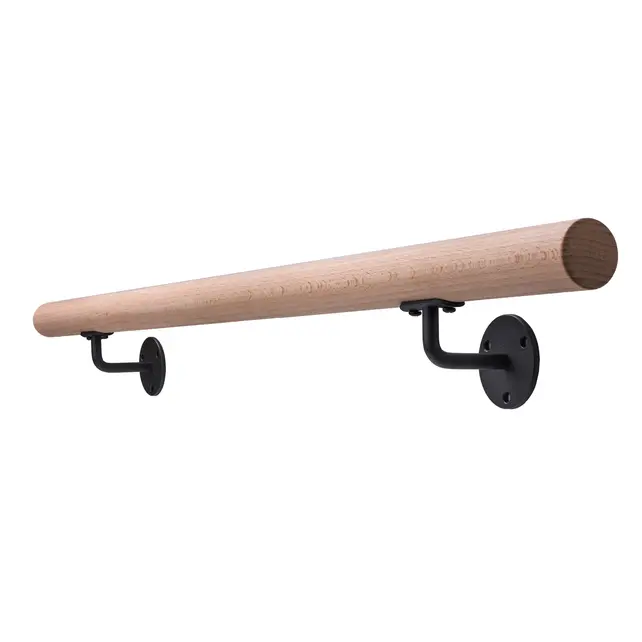 Houten trapleuning eik 300 cm dikte 42 mm