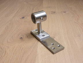 RVS boekenkast bevestigingsvoet los