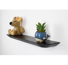 S358 - facet zwart gelakt - 50 cm