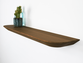 S521 - facet notenkleur gelakt - 240 cm