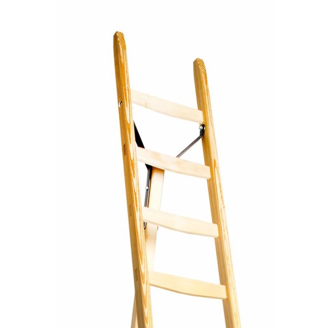 Échelle de cueillette en bois (échelle tripode, échelle à fruits ou échelle d'élagage)