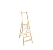 Escalier à plate-forme en bois (pin)