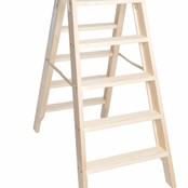 Escalier double en bois