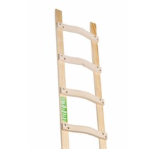 Échelle de toit en bois