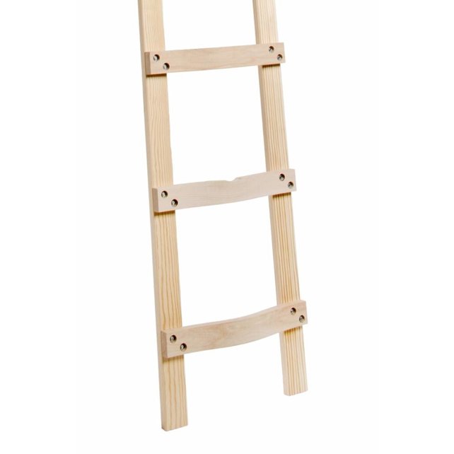 Échelle de toit en bois