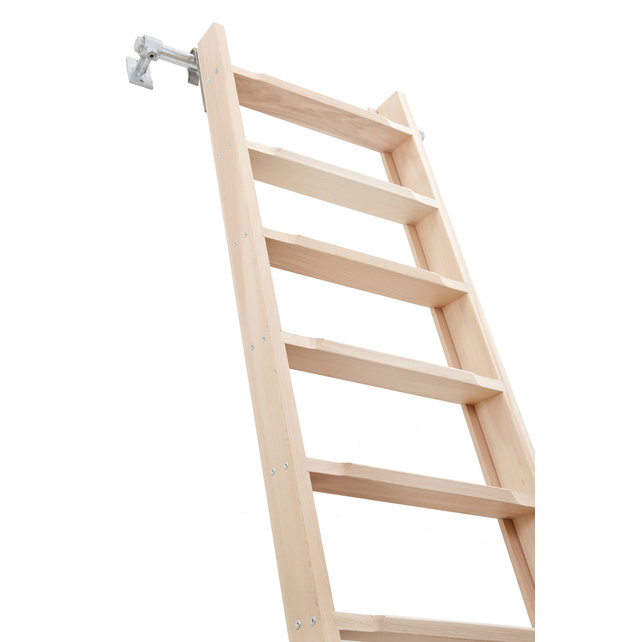 Escalier intérieur en hêtre (escalier de menuisier)