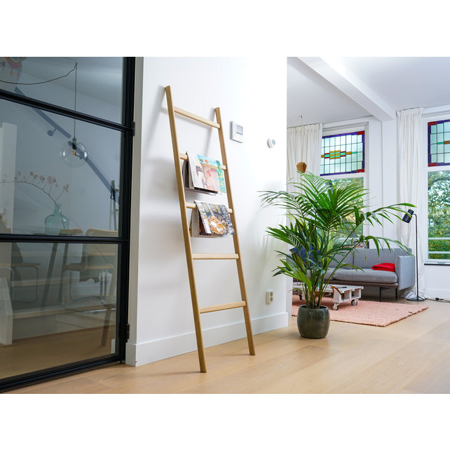 Echelle de décoration en bois chêne naturel