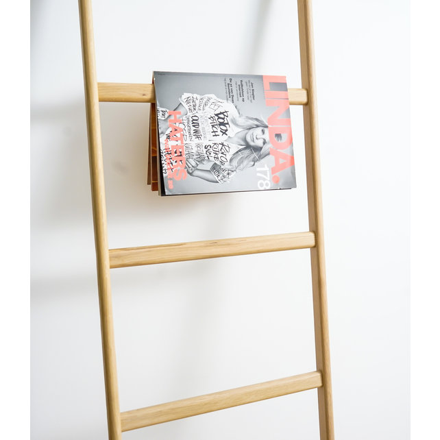 Echelle de décoration en bois chêne naturel