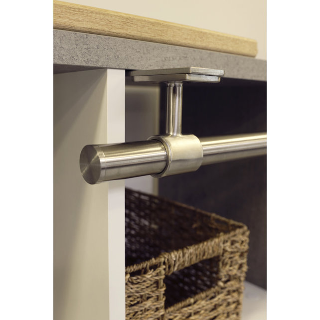 Bibliothèque à barre de fixation en acier inoxydable Bibliothèque à barre de fixation en acier inoxydable