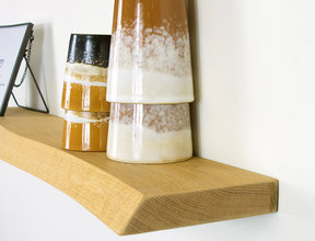 Etagère murale coffre nature huilé