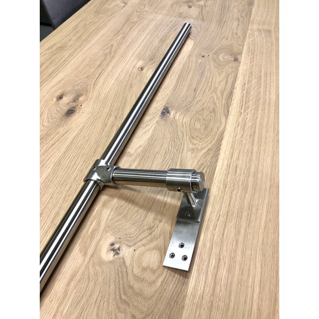 Rampe d'escalier en acier inoxydable