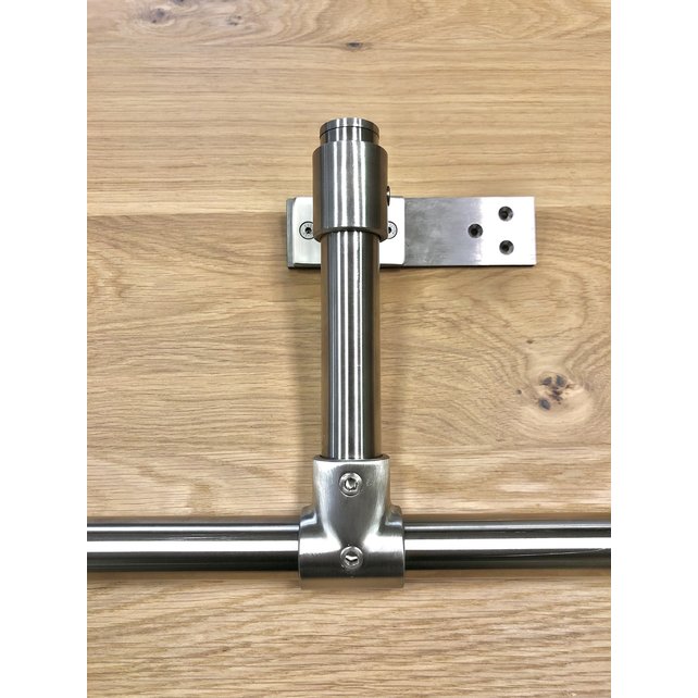 Rampe d'escalier en acier inoxydable