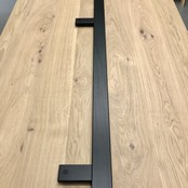 Rampe noire continue en bois - 150cm