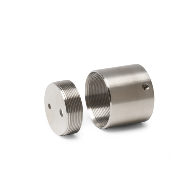 Jeu de supports de suspension en acier inoxydable brossé