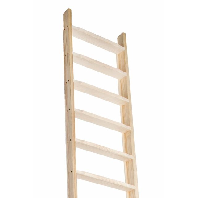 Escalier droit en pin jaune Escalier droit en pin jaune