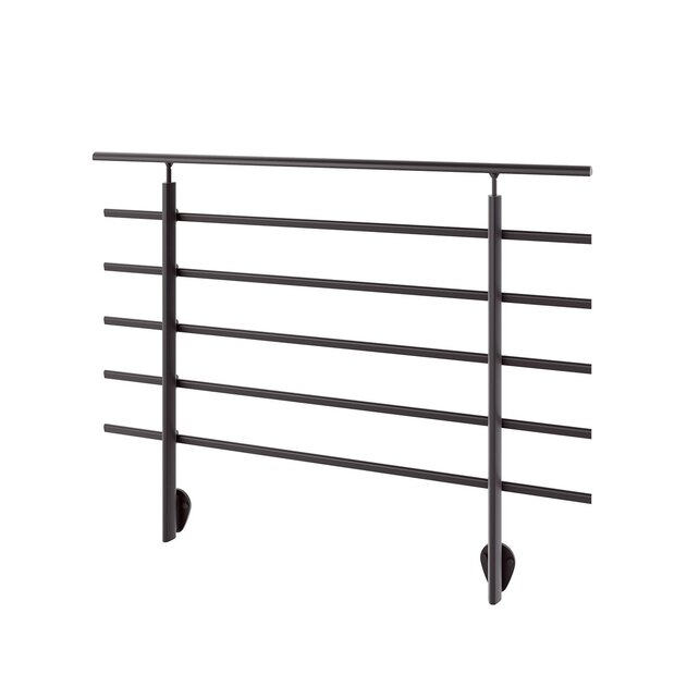 Ensemble de balustrades en aluminium noir pur RAL9005