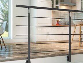 Clean Black balustrade set