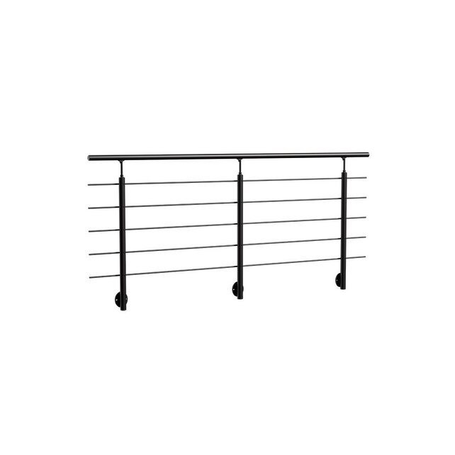 Clean Black balustrade set aluminium Clean Black balustrade set aluminium