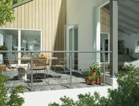 Ensemble de balustrades en acier inoxydable Harmony