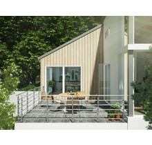 Kit balustrade PURE TITANIUM (aluminium anodisé)