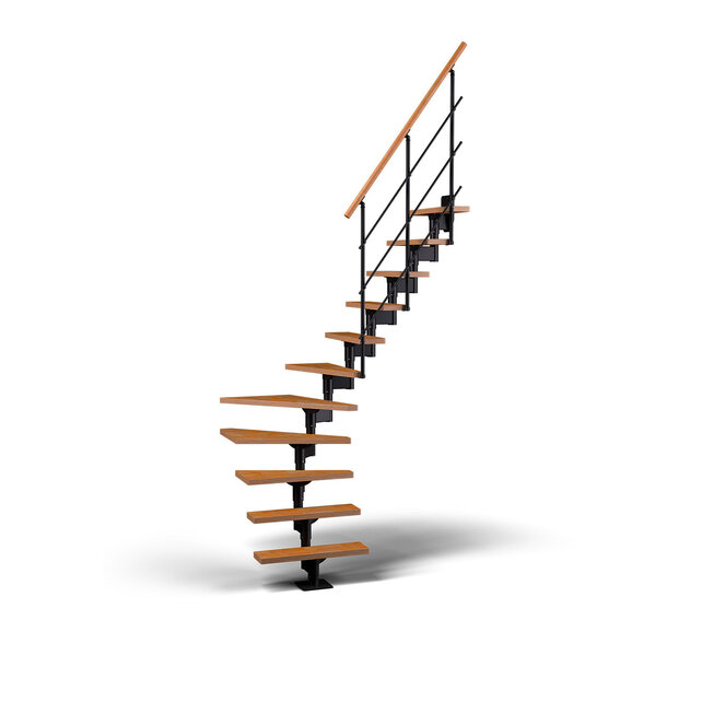 Escalier fixe à encombrement réduit Lyon - 71 cm de large