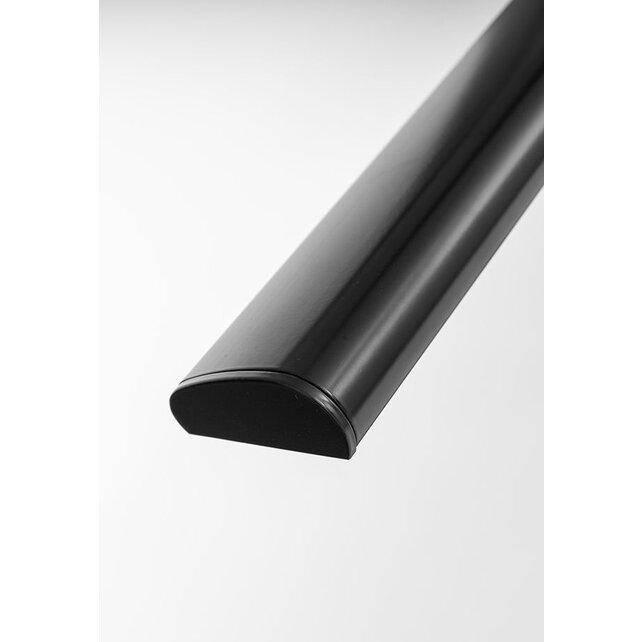 Rampe d'escalier Pure Black aluminium RAL 9005
