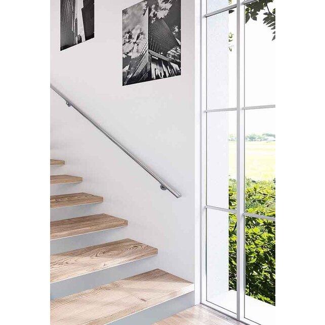 Rampe d'escalier en aluminium pur titane (rampe d'escalier en vrac)