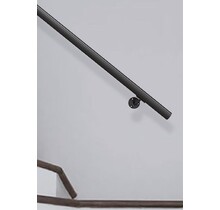 Kit Clean Black rampe d'escalier en aluminium noir (set complet)