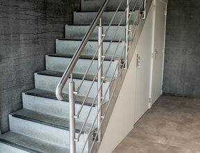 Rampes en acier inoxydable sur mesure