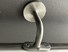 Support de main courante en acier inoxydable Rosette