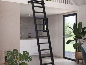 Escalier Miller hêtre noir