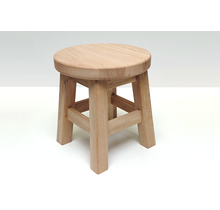 Tabouret en bois (chêne)