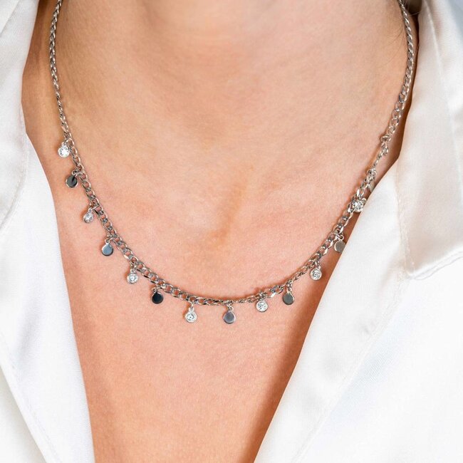 Zinzi Necklace with round pendants