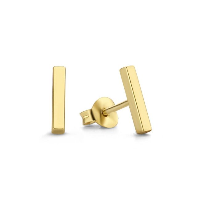 Selected gold colored set of earrings