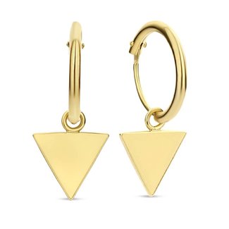 Earrings with triangle
