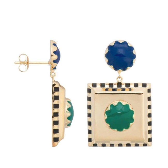 Anna + Nina Funky oorbellen