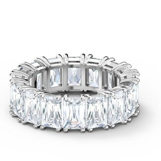 Swarovski Silver ring with crystal