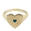 Fossil Ring heart