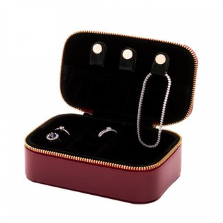 Jewelery box burgundy red