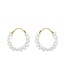 Anna + Nina Earrings with freshwater pearls