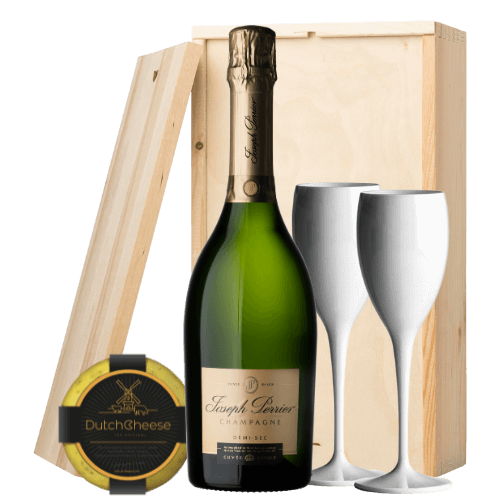 Champagne Cuvée Royale Demi-Sec & DutchCheese | Geschenkkist