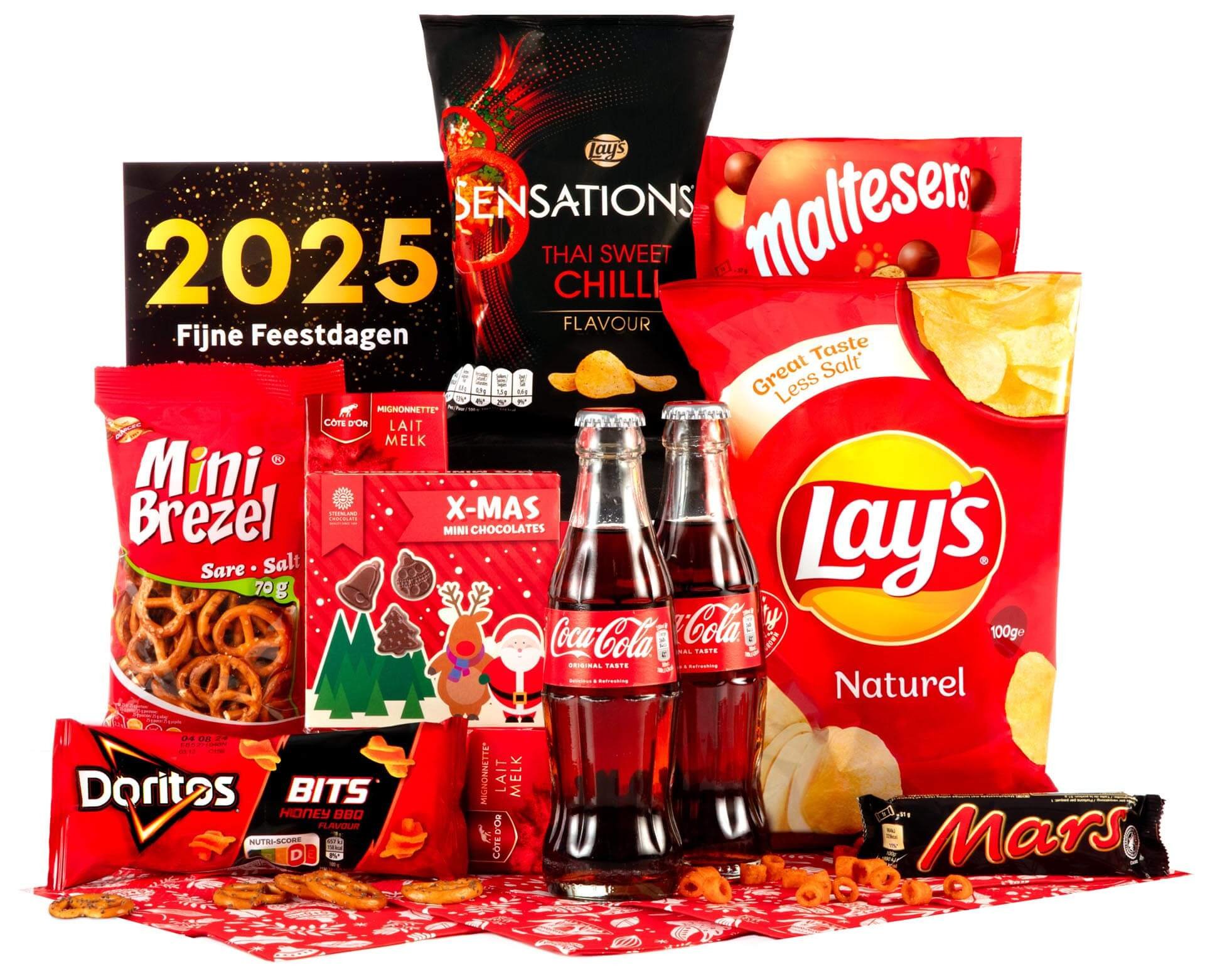 Kerstpakket Coca-Cola & Zoet-Hartige Feestmix