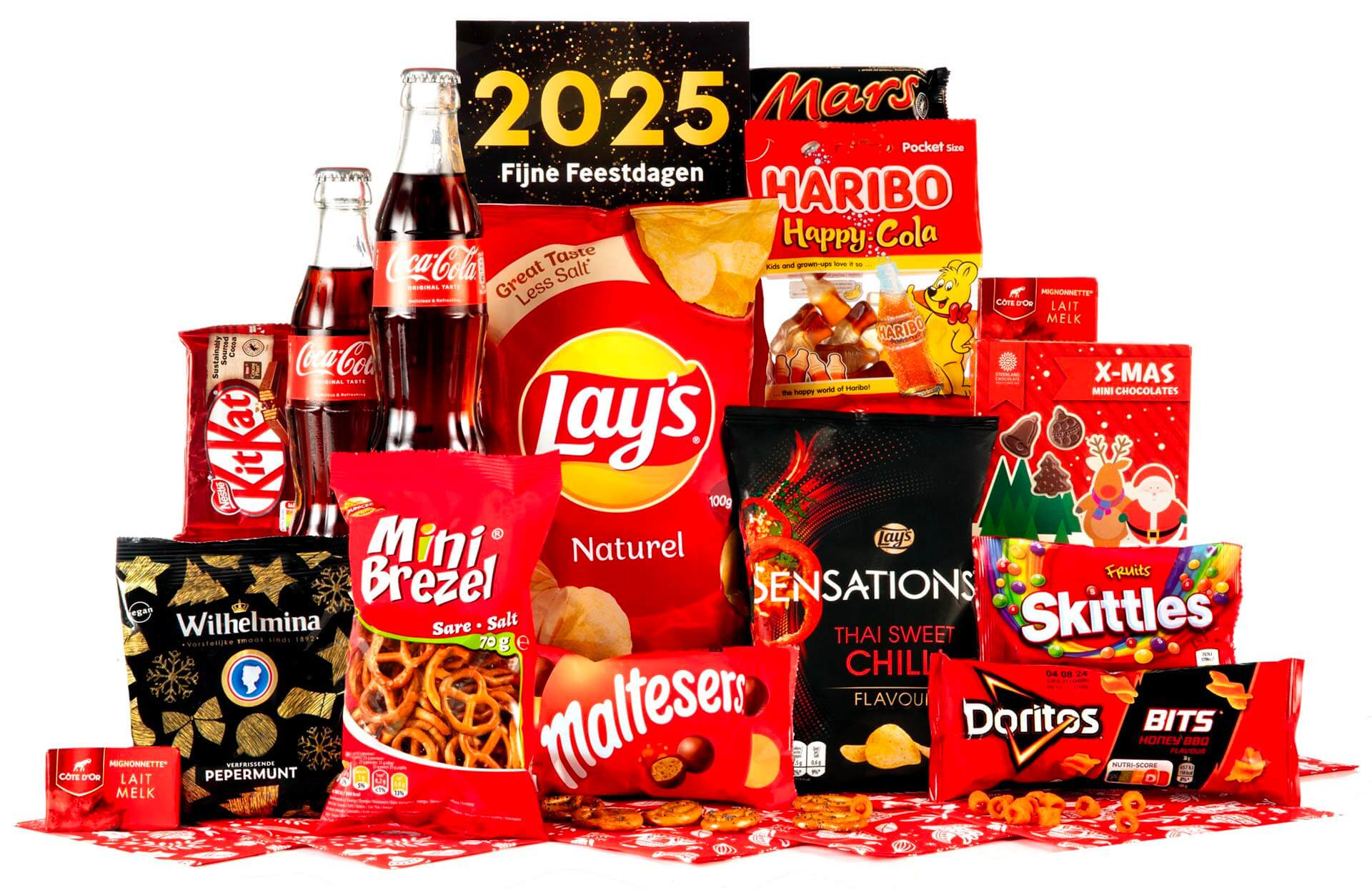 Kerstpakket Coca-Cola & Lekkernijen Festijn